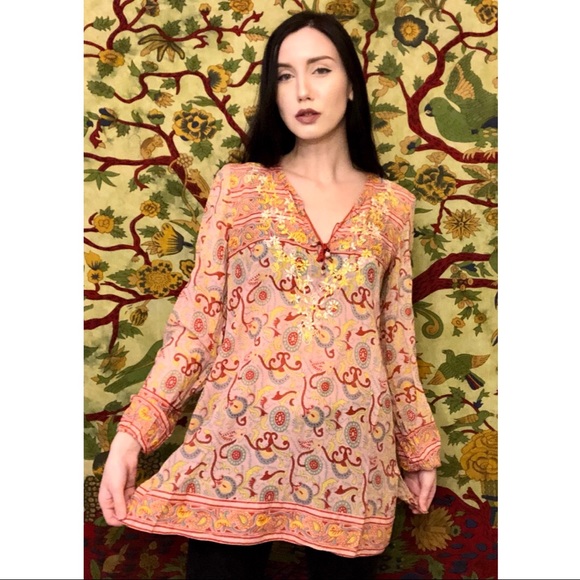Lucky Brand Tops - ✨🌼Lucky Brand Colorful Embroidered Top!🌼✨